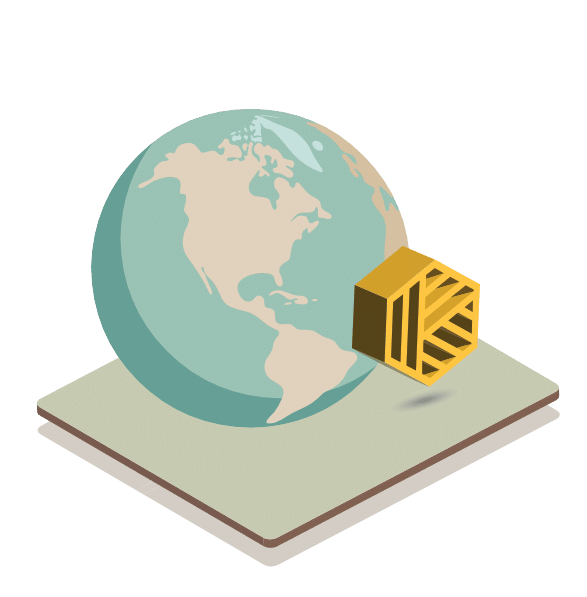 Koloma North America Globe Isometric